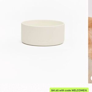 Fable Cream Ceramic Bowl